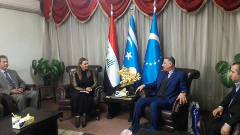 Qənirə Paşayeva Bağdadda İraq Türkman Cəbhəsini ziyarət edib- FOTOLAR