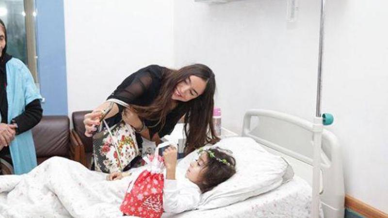 Leyla Əliyeva Talassemiya Mərkəzindəki Yeni il şənliyində - FOTOLAR