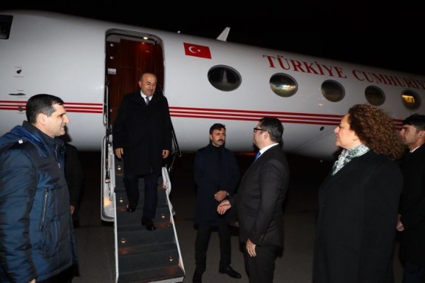 Çavuşoğlu Bakıya gəlib- FOTO