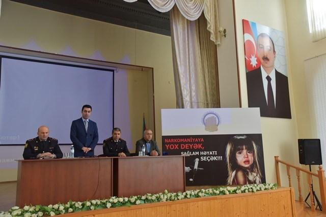 “Narkomaniyaya YOX deyirik” məktəbdə tədbir