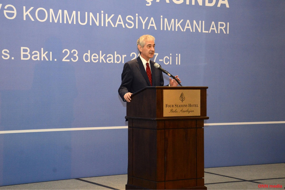 Bakıda “Şərqlə Qərbin qovşağında yeni enerji və kommunikasiya imkanları” mövzusunda konfrans keçirilib