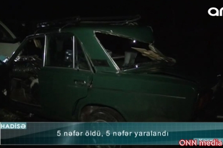 Xaçmazda 3 nəfərin öldüyü DƏHŞƏTLİ QƏZANIN GÖRÜNTÜLƏRİ - VİDEO