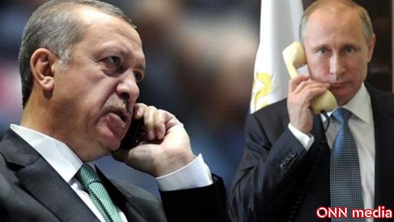 Ərdoğan və Putin arasında telefon danışığı olub