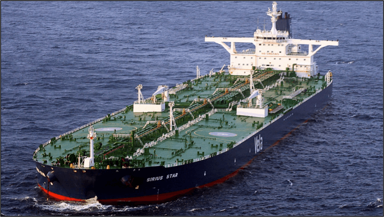 Qərbi Afrika sahillərində tanker itib
