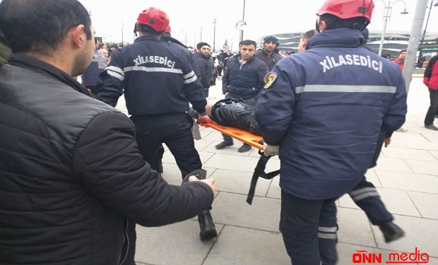 Tüstü bacasına düşən şəxsdən xəbər var