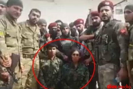 Afrindən son görüntü : Əsir götürülən 2 PKK/YPG-li terrorçu (Foto)