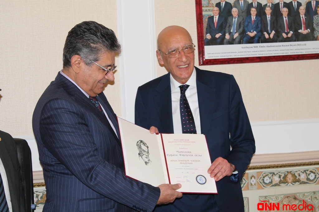 Azərbaycan alimi Rusiya Təbiət Elmləri Akademiyasının xarici üzvü seçilib