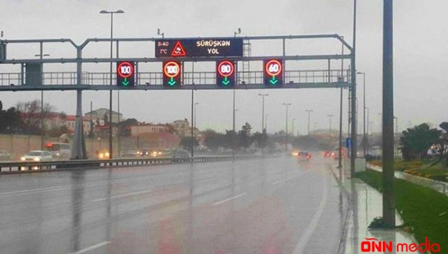 İki əsas yolda sürət həddi endirilib