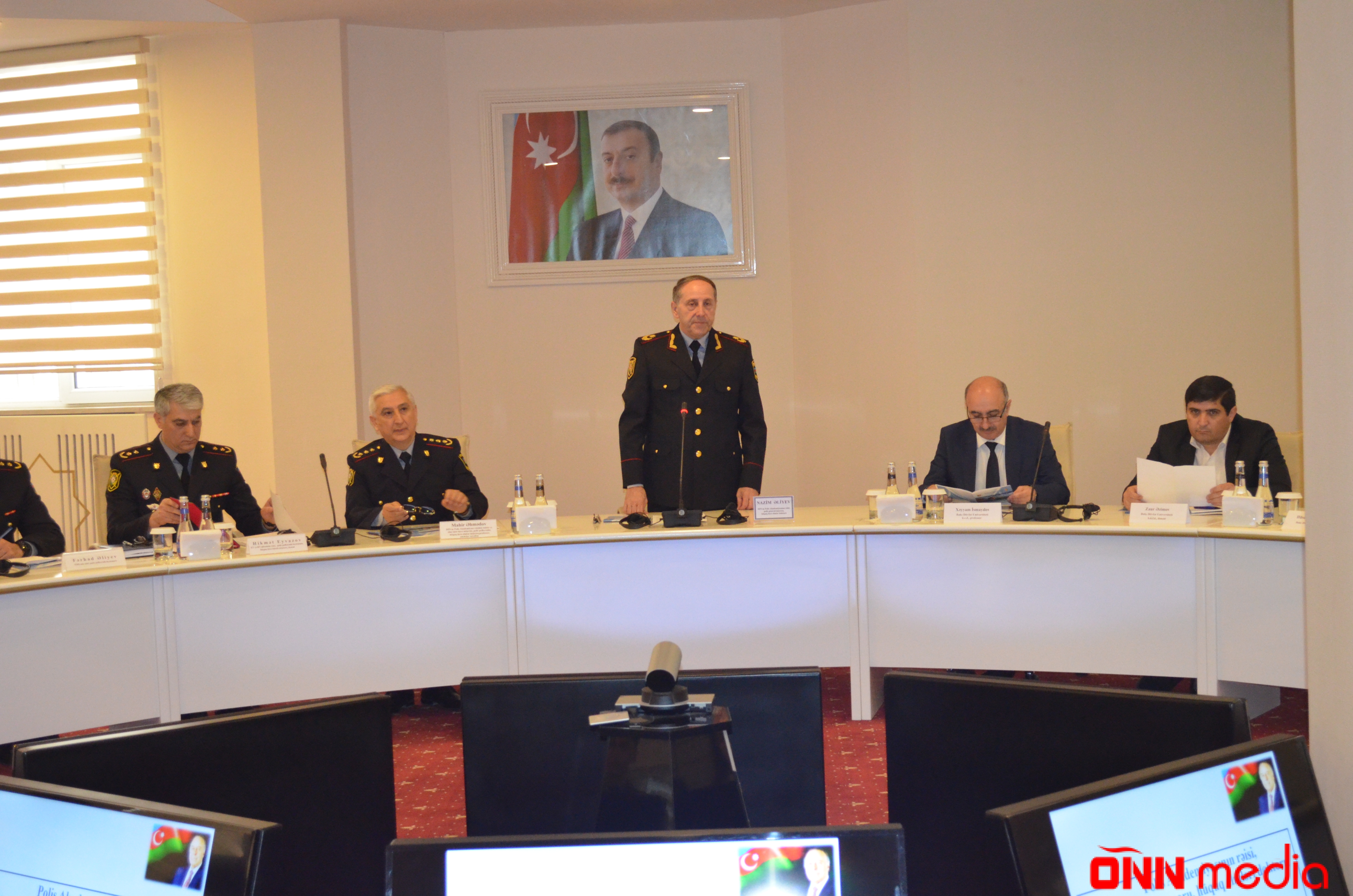 Polis Akademiyasında Heydər Əliyevin anadan olmasının  95 illiyinə həsr olunmuş konfrans keçirilib