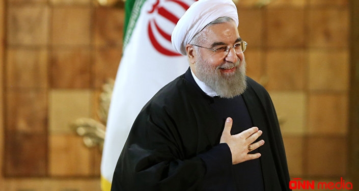 Ruhani Azərbaycan prezidentini təbrik edib