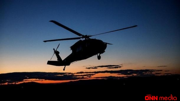 Daha bir helikopter qəzası