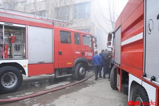 Sabunçuda xəstəxanada yanğın olub