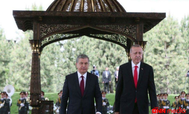 Ərdoğan Özbəkistana səfər etdi