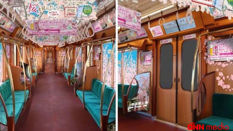 Qeyri-adi görünüşlü metro qatarı xəttə buraxıldı