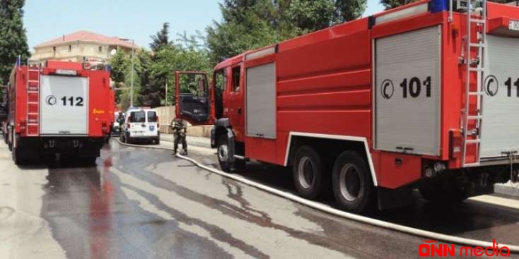 Bakıda mənzildə yanğın olub