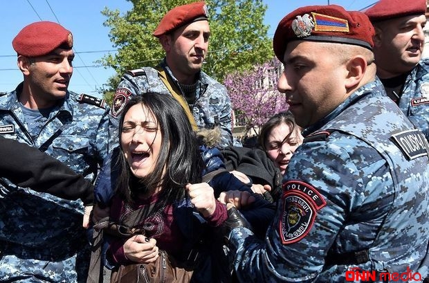 Ermənistanda etirazlar yenidən başladı