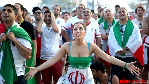 Çılğın İranlı azarkeşlər -FOTO
