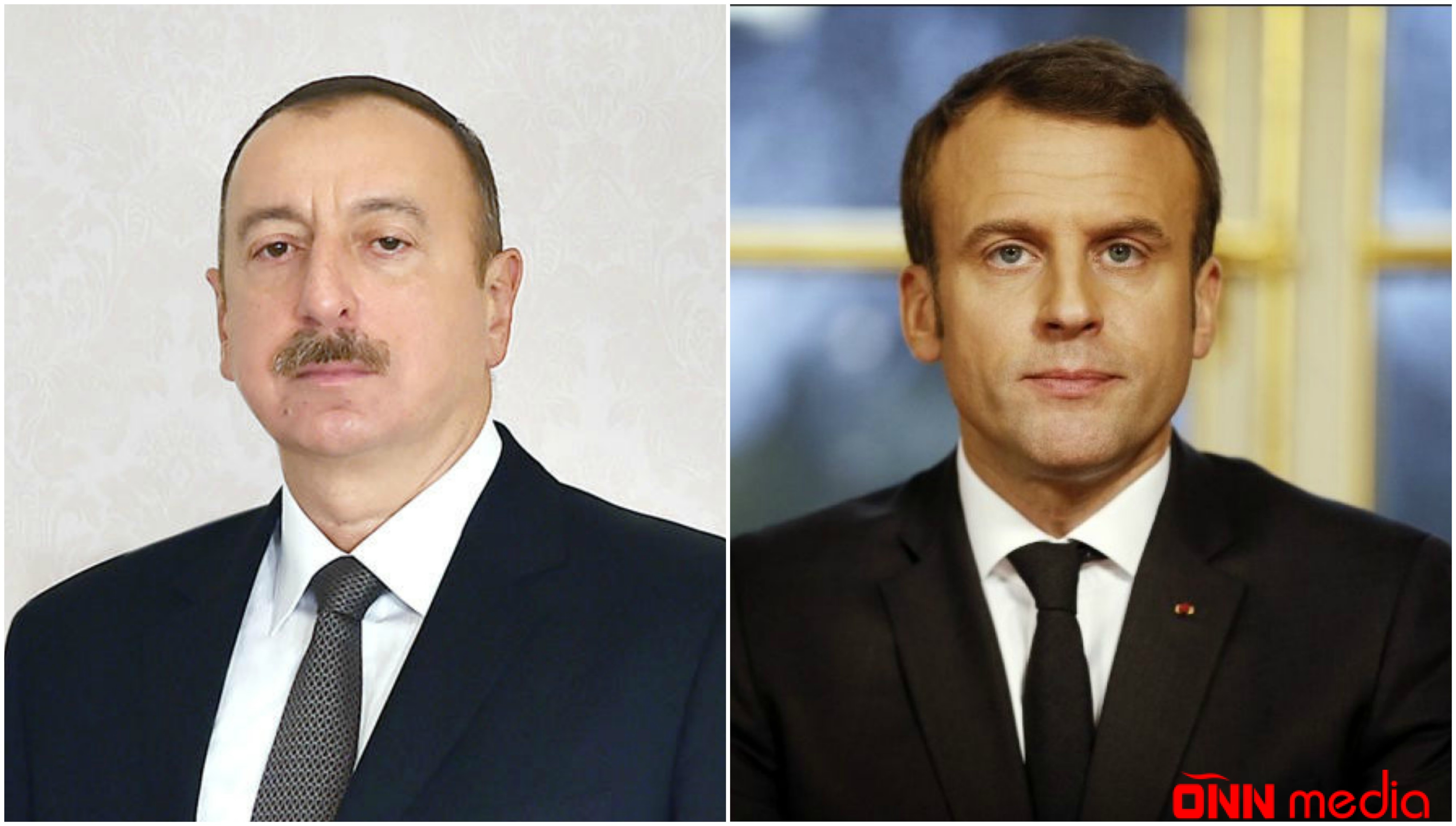 Prezident fransalı həmkarını təbrik etdi