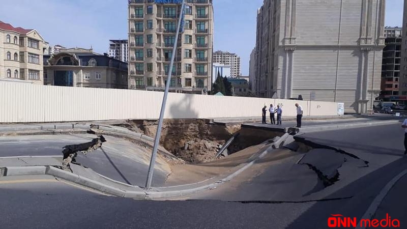 Çökən yolla bağlı Metropolitendən DAHA BİR AÇIQLAMA
