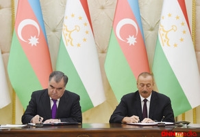 Azərbaycan-Tacikistan sənədləri imzalanıb