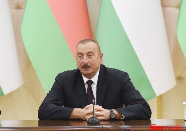 İlham Əliyev Qarabağla bağlı mövqeyinə görə Tacikistana təşəkkür etdi