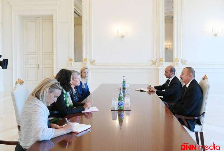 İlham Əliyev NATO baş katibinin müavinini qəbul etdi