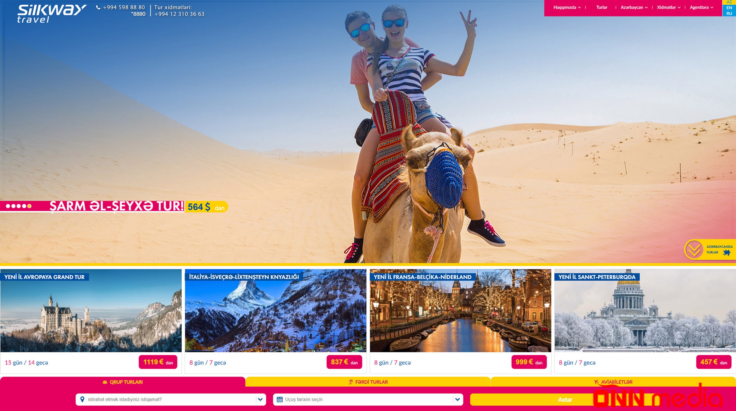 “Silk Way Travel” turizm şirkətinin yeni saytı təqdim olundu