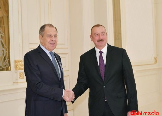İlham Əliyev Sergey Lavrovu qəbul etdi