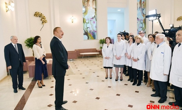 Dövlət başçısı: “İnsanların sağlamlığı bizim üçün ən əsas vəzifədir”