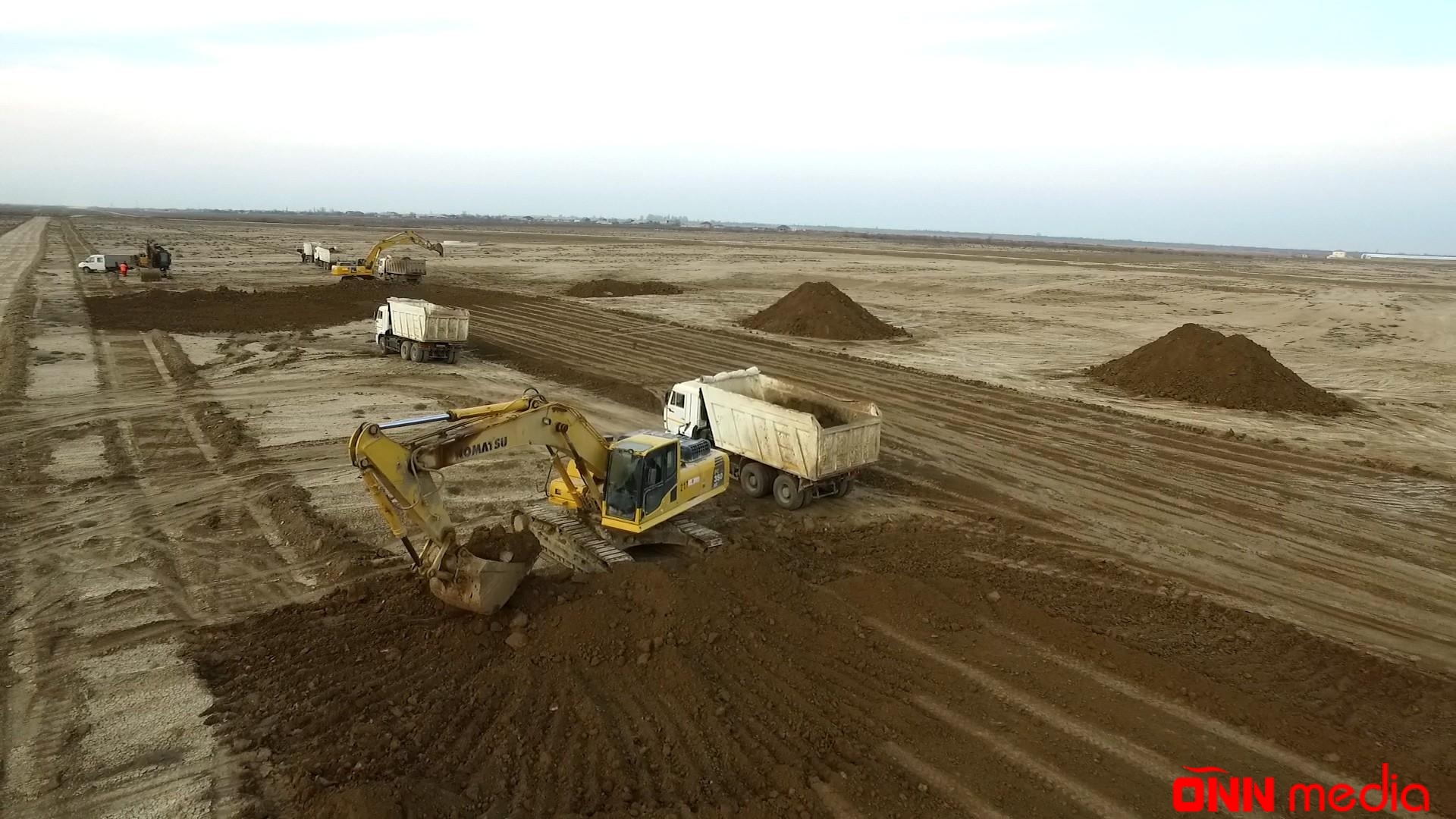 Bakı-Quba-Rusiya sərhədi yeni avtomobil yolunun tikintisi davam edir