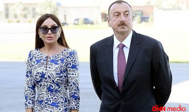 İlham Əliyev və xanımı rəsmi qəbulda