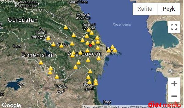 Azərbaycanda zəlzələ baş verdi