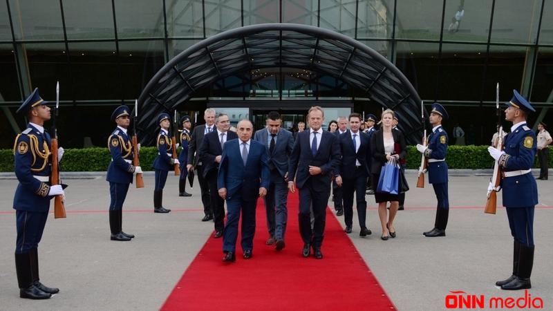 Donald Tuskun Azərbaycana səfəri başa çatdı
