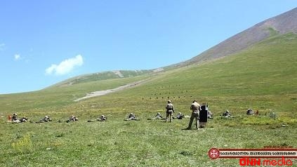 Hərbçilərimiz Saçxere dağında təlim keçir