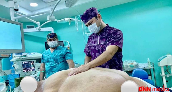 256 kiloqramlıq qadının üzərində inanılmaz əməliyyat - BAKIDA