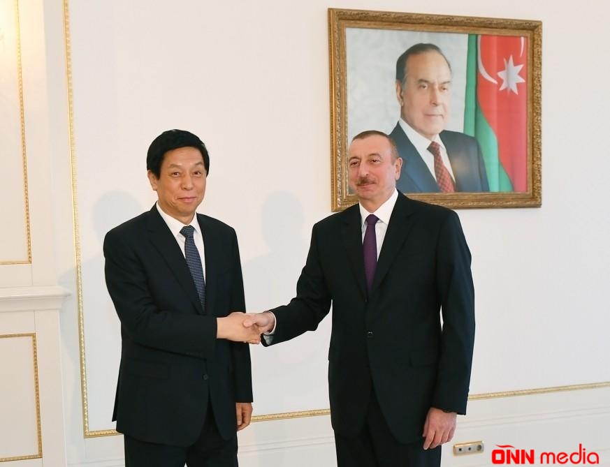 İlham Əliyev Li Canşunu qəbul etdi