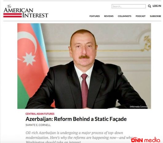 “The American Interest” nəşri Azərbaycanda islahatlardan yazıb