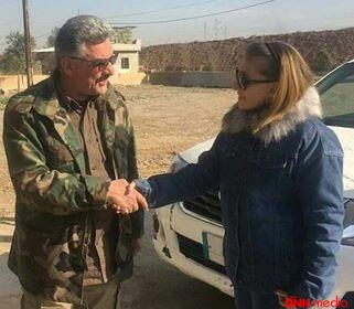 Azərbaycanlı xanım jurnalist İraqda