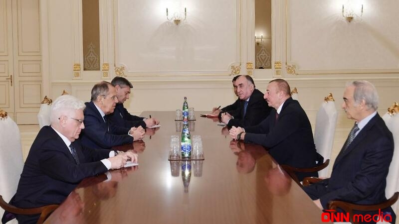 İlham Əliyev Sergey Lavrovu qəbul etdi