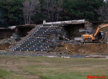 Sumqayıt stadionu təmirə bağlandı