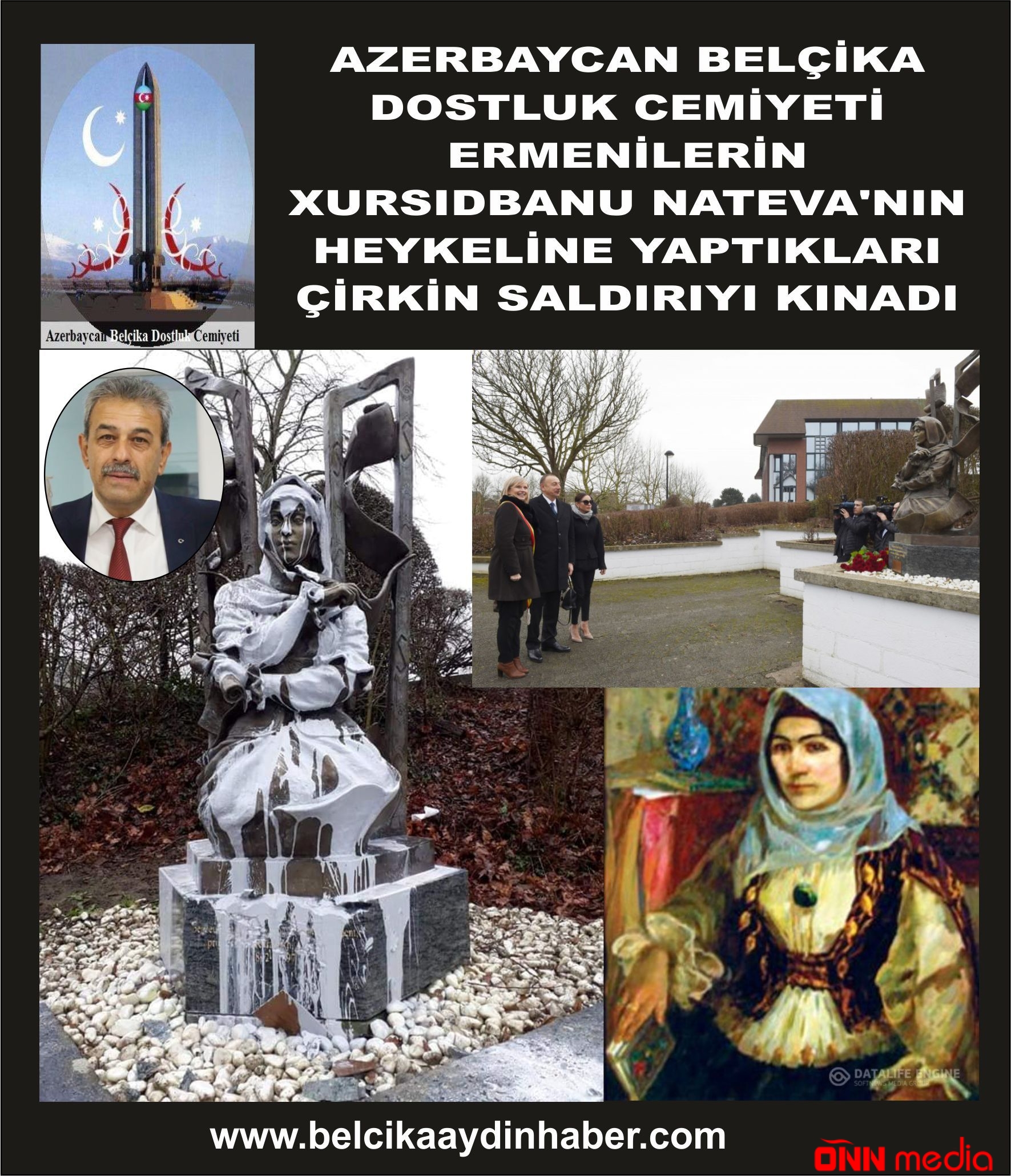 Ermənilərin Xurşidbanu Natəvanın heykəlinə etdikləri hörmətsizlik qınandı