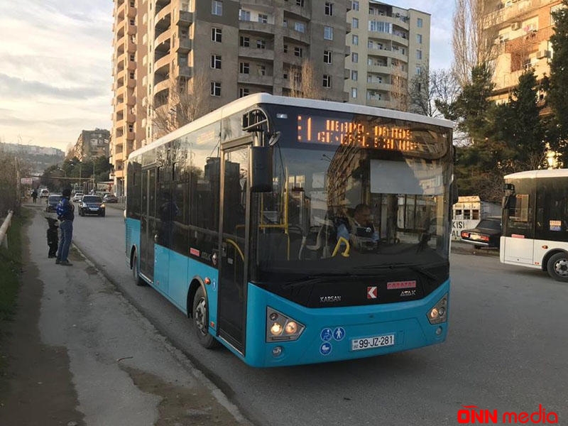 Bakıda sərnişin avtobuslarında təhlükəli vəziyyət - VİDEO