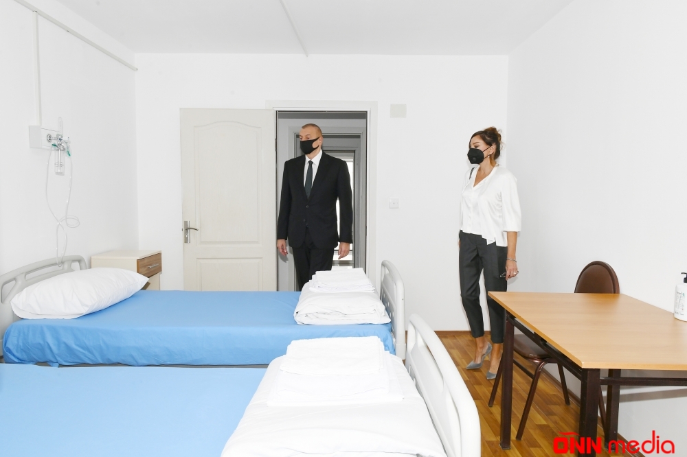 Prezident və xanımı Xətaidə modul tipli hospitalın  açılışında iştirak ediblər