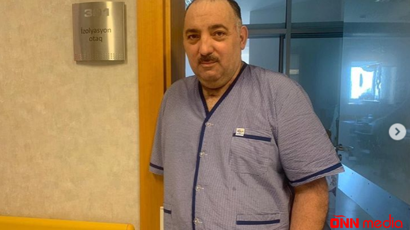 Bəhram Bağırzadə ilk dəfə klinikadan FOTO paylaşıb xəstəliyindən YAZDI