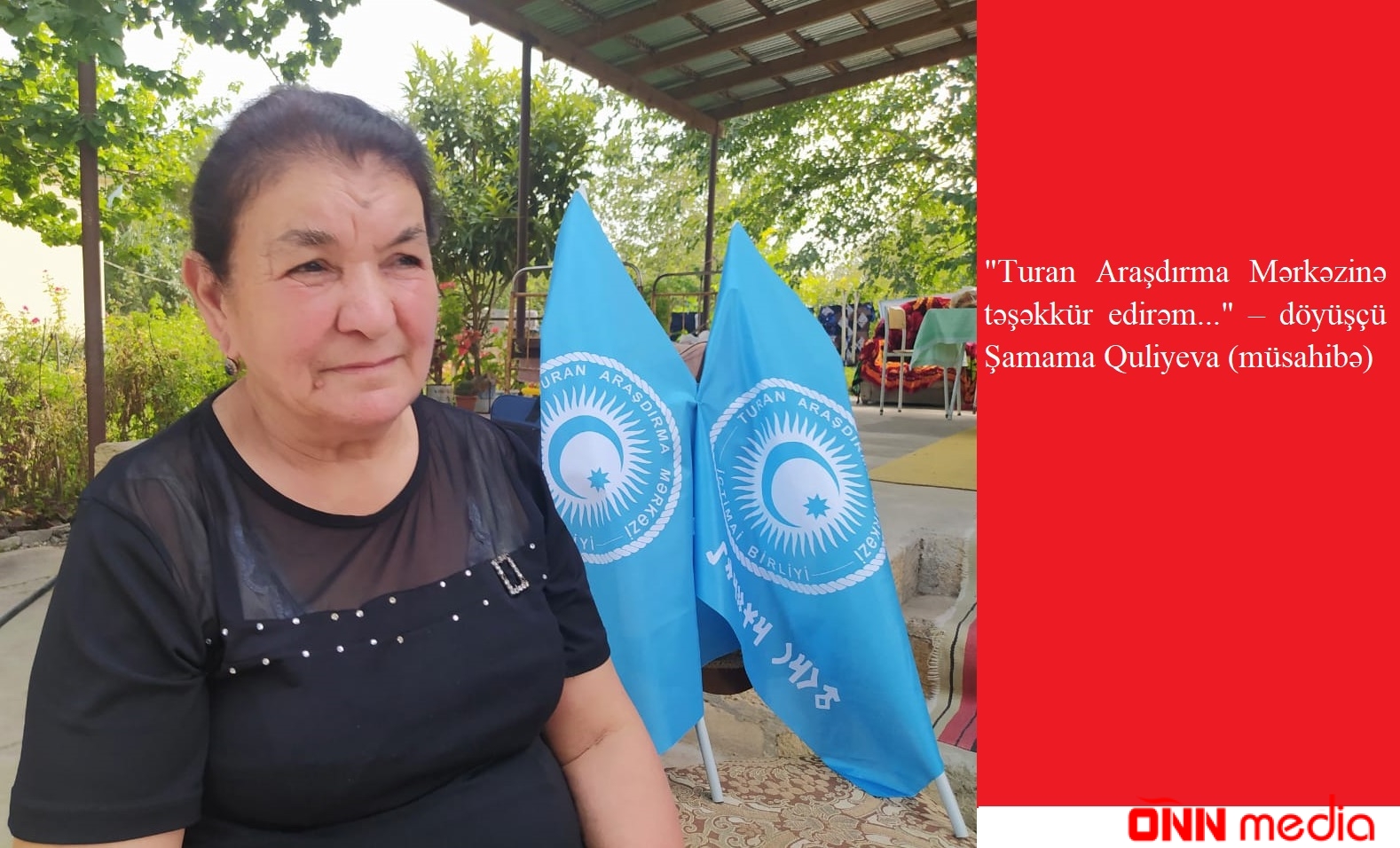 Turan Araşdırma Mərkəzinə  təşəkkür edirəm... - Döyüşçü Şamama Quliyeva (Müsahibə)