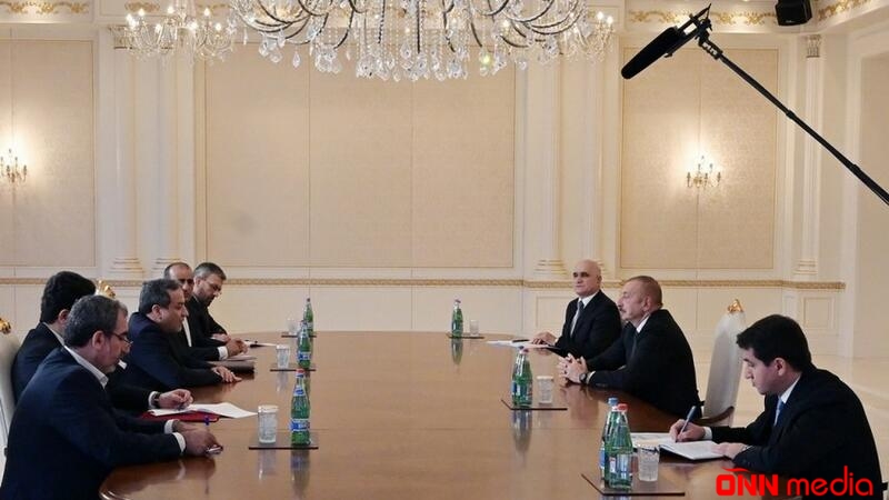 İlham Əliyev Həsən Ruhaninin xüsusi nümayəndəsini qəbul etdi