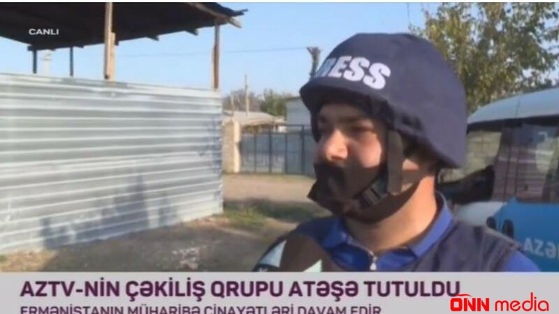 Düşmən AzTV-nin çəkiliş qrupunu atəşə tutdu: Yaralı var