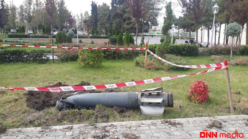 Cəbhəboyu ərazilərdə raket başlığı və top mərmisinin qalıqları tapıldı 