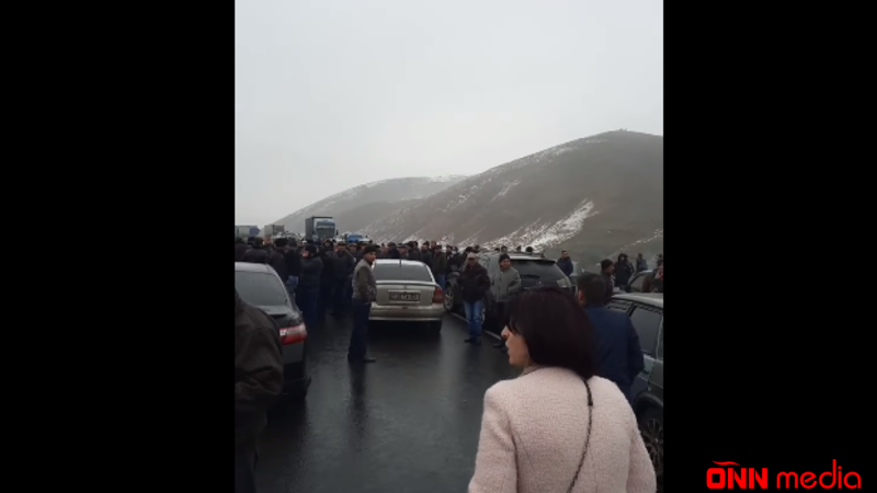 Ermənistan-Gürcüstan sərhədinə gedən yolu bağladılar - BU SƏBƏBƏ