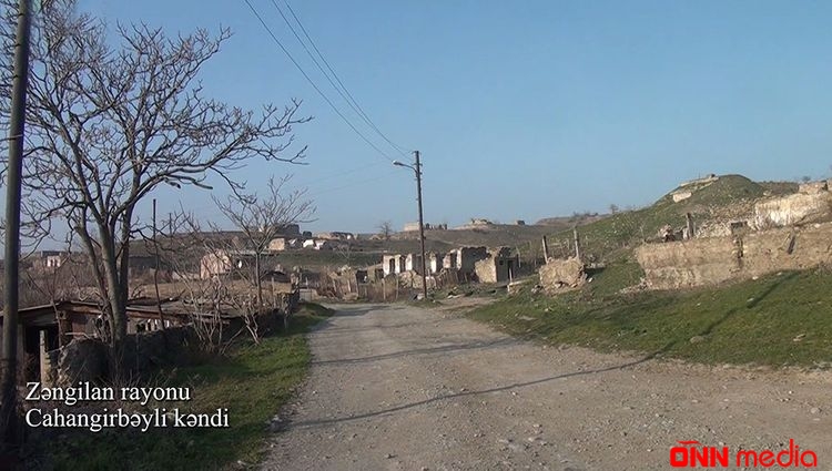 Zəngilan rayonunun Cahangirbəyli kəndi - VİDEO